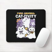 Spint-anormal Cat-tivity - Halloween Cat Design Muismat (Met muis)