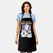 Spint-anormal Cat-tivity - Halloween Cat Design Schort (Gedragen)