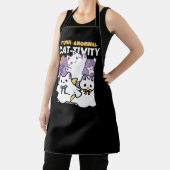 Spint-anormal Cat-tivity - Halloween Cat Design Schort (Insitu)