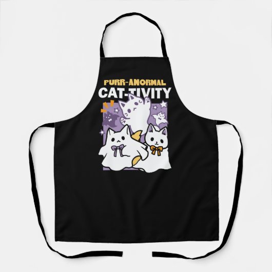 Spint-anormal Cat-tivity - Halloween Cat Design Schort (Voorkant)