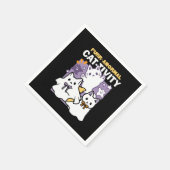 Spint-anormal Cat-tivity - Halloween Cat Design Servet (Hoek)
