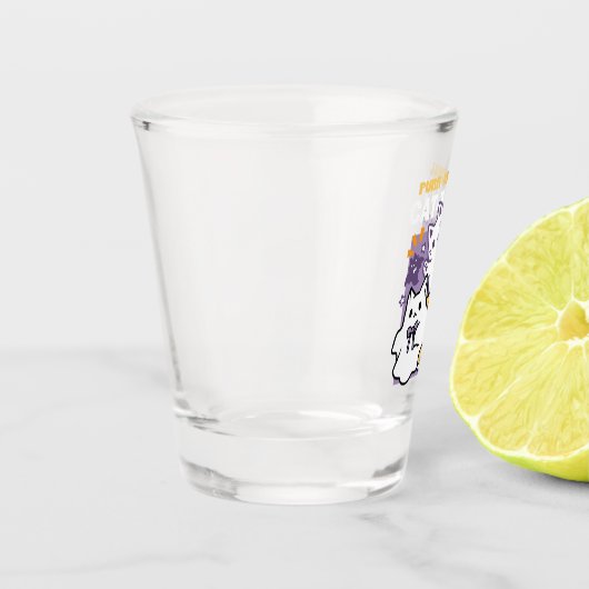 Spint-anormal Cat-tivity - Halloween Cat Design Shot Glas (Links)