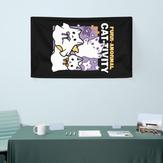 Spint-anormal Cat-tivity - Halloween Cat Design Spandoek (Beurs)
