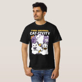 Spint-anormal Cat-tivity - Halloween Cat Design T-shirt (Voorkant volledig)