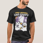 Spint-anormal Cat-tivity - Halloween Cat Design T-shirt (Voorkant)