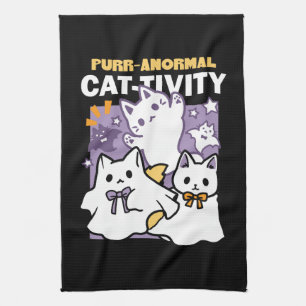 Spint-anormal Cat-tivity - Halloween Cat Design Theedoek