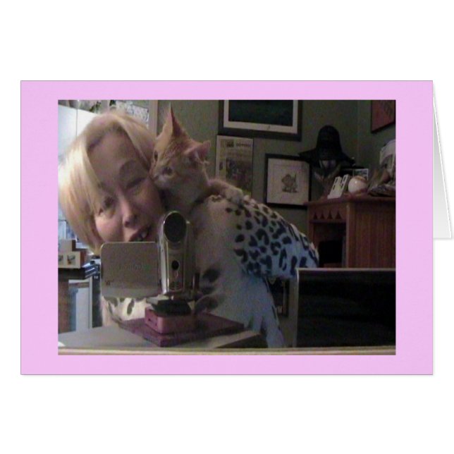 Spint-c neemt een Nibble Kaart - Gepersonaliseerd (Voorkant Horizontaal)