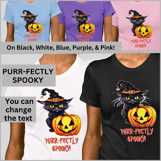 SPINT ECHT SPOOKY! Kat & pompoen heksen Pet T-shirt