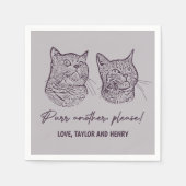 Spint een ander alsjeblieft Gepersonaliseerd Pet b Servet (Voorkant)