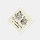 Spint een ander alsjeblieft Gepersonaliseerd Pet b Servet (Hoek)