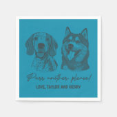 Spint een ander alsjeblieft Gepersonaliseerd Pet b Servet (Voorkant)