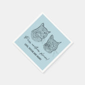 Spint een ander alsjeblieft Gepersonaliseerd Pet b Servet (Hoek)