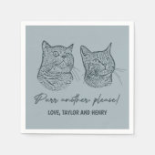 Spint een ander alsjeblieft Gepersonaliseerd Pet b Servet (Voorkant)