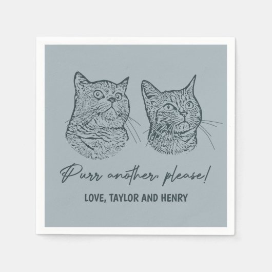 Spint een ander alsjeblieft Gepersonaliseerd Pet b Servet (Voorkant)