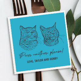 Spint een ander alsjeblieft Gepersonaliseerd Pet b Servet