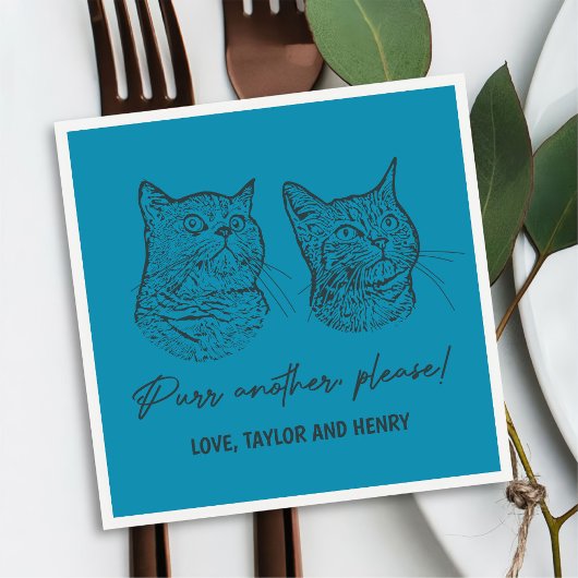 Spint een ander alsjeblieft Gepersonaliseerd Pet b Servet