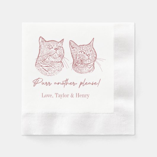 Spint een ander alsjeblieft Gepersonaliseerd Pet b Servet (Voorkant)