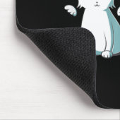 Spint Evil Devil Cat Happy Halloween Cat Angel Dev Muismat (Hoek)