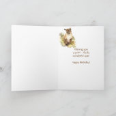 Spint-Fect Birthday, Cougar, Puma, Mountain Lion C Kaart (Binnen)