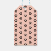 Spint-fect Black Cat Kinder verjaardagsfeestje Bed Cadeaulabel (Achterkant)
