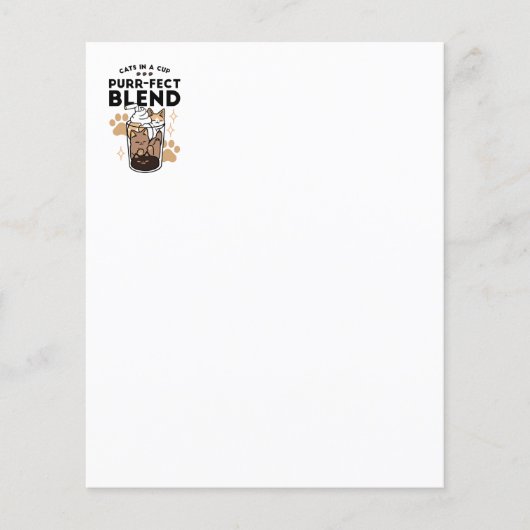 Spint-fect Blend: Kat en Koffie Kunst voor Pet Lov (Voorkant)