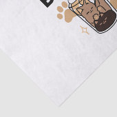 Spint-fect Blend: Kat en Koffie Kunst voor Pet Lov Tissuepapier (Detail)