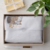 Spint-fect Blend: Kat en Koffie Kunst voor Pet Lov Tissuepapier (Geschenk)