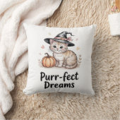 Spint-fect Dreams Schattige Cat met pompoen Hallow Kussen (Deken)