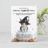🐈‍⬛SPINT-fect 🎃Halloween Party Kaart (Staand voorkant)