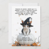 🐈‍⬛SPINT-fect 🎃Halloween Party Kaart (Achterkant)