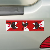 Spint-fect Moira ADOPT Red 3-way Bumpersticker (Op auto)