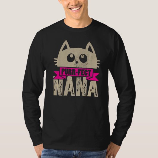 Spint Fect Nana Funny Kitten Cat T-shirt (Voorkant)