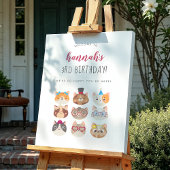 Spint-fect Party Cat Verjaardagsfeest Poster