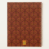 Spint-fect plannen Maine Coon geelbruin Planner (Achterkant)