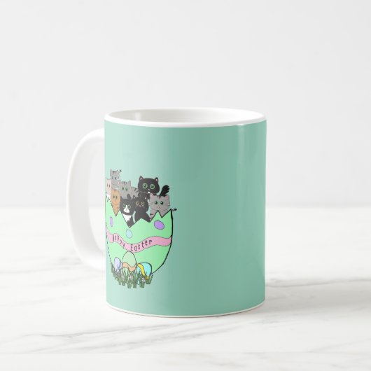 Spint-fectly Egg-citeren Paasverrassing Koffiemok (Voorkant links)