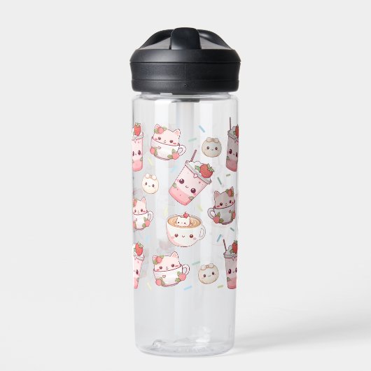 Spint-fectly Kawaii Cat Camelbak Waterfles (Voorkant)
