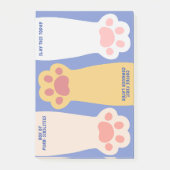 Spint-fectly roze teennonen kattenpootjes priorite post-it® notes (Voorkant)