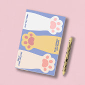 Spint-fectly roze teennonen kattenpootjes priorite post-it® notes
