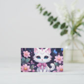 Spint-fectly Soft Kitten Handdoeken - Schattig en Visitekaartje (Staand voorkant)