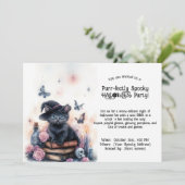 🐈‍⬛Spint-fectly Spooky Halloween Party Kaart (Staand voorkant)