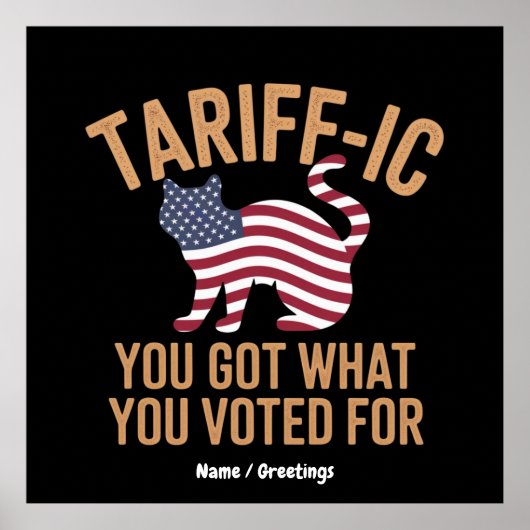 Spint-fectly tarief-ic je hebt wat je gestemd voor poster (Voorkant)