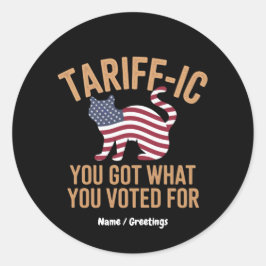 Spint-fectly tarief-ic je hebt wat je gestemd voor ronde sticker