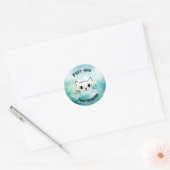 Spint-gebruik je dromen ronde sticker (Envelop)