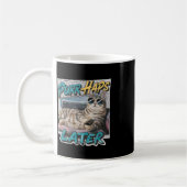 Spint-haps Later Funny Cat Lover Pun Relaxing Lazy Koffiemok (Links)