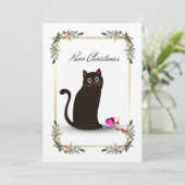 Spint Kerstmis Kaart (Staand voorkant)