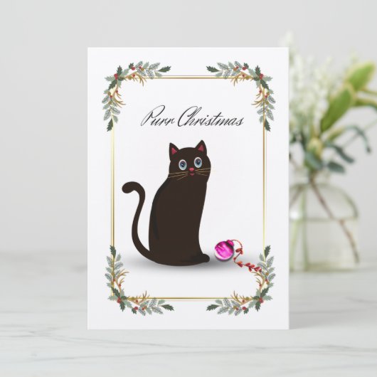 Spint Kerstmis Kaart (Staand voorkant)