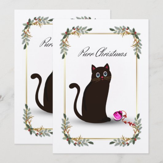 Spint Kerstmis Kaart (Voorkant / Achterkant)