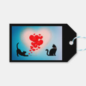 Spint liefde - Cat Valentijn Gift Bag - Be Mind Cadeaulabel (Voorkant (Horizontaal))