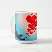 Spint liefde - Cat Valentijn Gift Bag - Be Mind Koffiemok (Voorkant links)