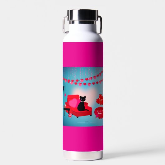 Spint Liefde - Cupido - Kat Gift Bag Waterfles (Voorkant)